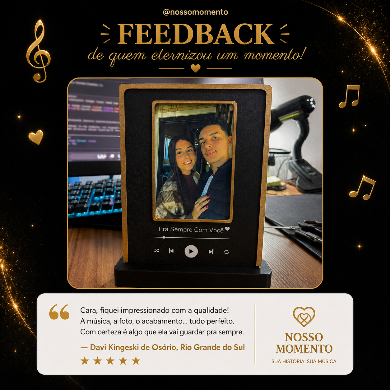 Feedback Davi Kingeski — Nosso Momento